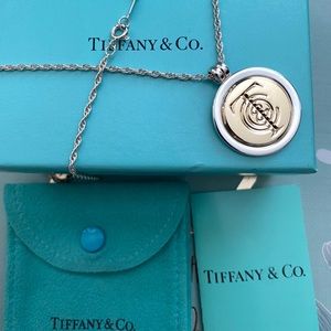 Tiffany&Co Coin Necklace Combo 925/750